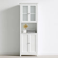 Meuble de rangement en bois, coloris blanc