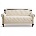 Canapé contemporain aux lignes épurées, coloris beige